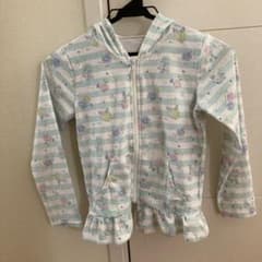 キッズ ラッシュガード フード付き シェル柄のサムネイル