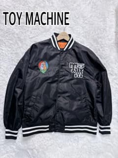 ☆未使用級☆TOY MACHINEスタジャン ブラック Lサイズ相当トイマシーン 