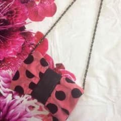 rienda ribbon chain clutch bag Emiriawiz Samantha