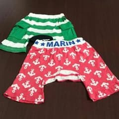 最終値下げ☆ベビー 短パン 2枚セットのサムネイル