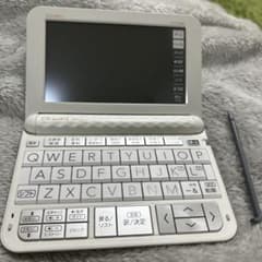 EX-word 電子辞書 ホワイト タッチペン・説明書付きのサムネイル