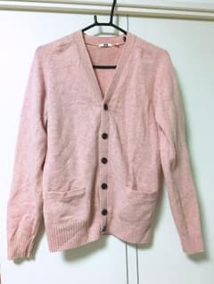 ユニクロ UNIQLO カーディガン　ピンク色のサムネイル