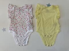 【水通しのみで未使用⭐︎美品✨】babyGAP ロンパース 2枚セット 0-3ヶ月のサムネイル