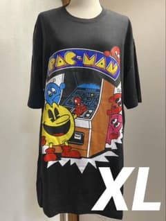 黒 PAC-MAN Tシャツ パックマン ゲーム キャラクター ブラックのサムネイル