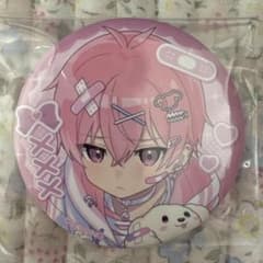 アニメキャラクター缶バッジ ピンクのサムネイル