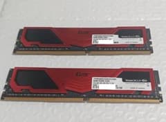Team DDR4 3200Mhz PC4-25600 8GBx2枚(16GB)のサムネイル