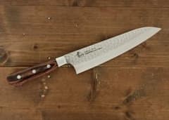 新品未使用 堺孝行 33層槌目ダマスカス 洋包丁 牛刀 210mm - メルカリ