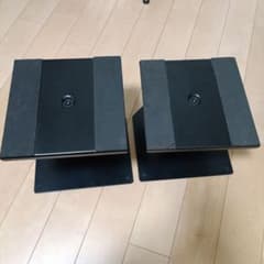 ブラック スピーカースタンド 高さ調整可能のサムネイル