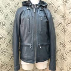 カドヤ レザージャケット 3L ライダース ブラック ロックキャップ S3254 カドヤ レザージャケット 3L ライダース ブラック ロックキャップ