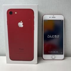 Apple iPhone7 RED 128GB docomo 상자 있음