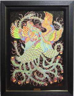 真作■ジミー大西 版画 夜空の夢 アールビバン■絵画 油彩 岡本太郎 村上隆 真作□ジミー大西 版画 夜空の夢 アールビバン□絵画 油彩 岡本