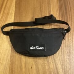 WILD THINGS ボディバッグ ウエストポーチ　ブラックのサムネイル
