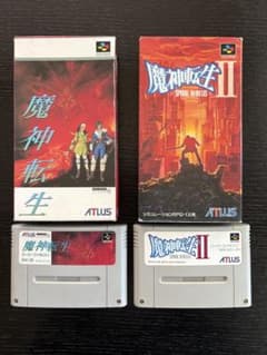 ごろー様専用:魔神転生・魔神転生II 2本セット　箱・説明書付　【動作確認済】のサムネイル