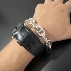 ゴルチエ期最初期】HERMES エトリヴィエール レザーブレスレット □H