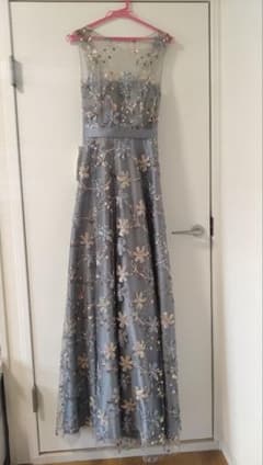 ドレスルームアミ ドレス ブルーグレー＊スパンコール＊演奏会など