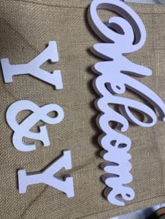 アルファベット置物　4つセットのサムネイル