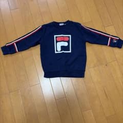 FILA 長袖トレーナー ネイビー 120cmのサムネイル