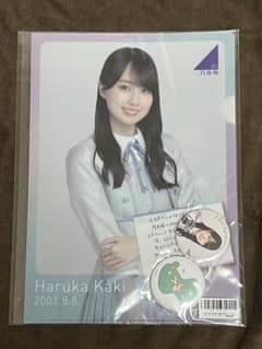 乃木坂46 賀喜遥香 2024年8月度 生誕記念缶バッジ＆クリアファイルのサムネイル