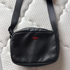 ヨッシー様専用 DIESEL ショルダーバッグ ブラック レザー | Mercari