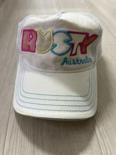 RUSTY ホワイト バイザー フリーサイズのサムネイル