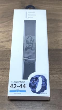 DOOSSY Apple Watch用 本革バンド 42/44mm ブラックのサムネイル