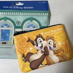 TDR 파우치 미키 마우스와 동료들 여권 디자인 칩 & 데일