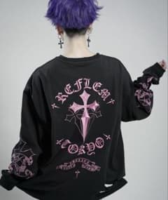 REFLEM/レフレム』クロス刺繍L/S Tee/ロングスリーブカットソー - メルカリ