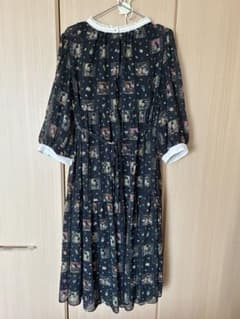 yukiemon おはよう柄 ロングワンピース yukiemon 3L おはよう柄 ロングワンピース - メルカリ