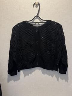 NICE CLAP メッシュ　トップス　レディース　ブラックのサムネイル