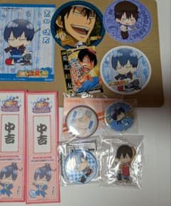11点セット】弱虫ペダル 荒北靖友 缶バッジ コースター ポストカーなど