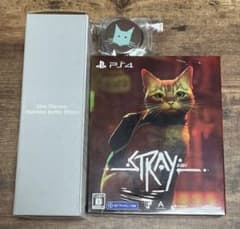 PS4 Stray ストレイ スペシャルエディション ステンレスボトル 缶バッジ