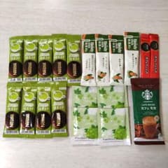 抹茶ラテ　ハーブティー　コーヒー　詰め合わせのサムネイル