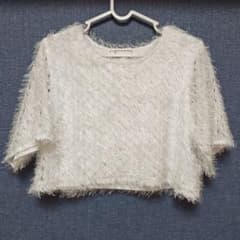 ロペピクニック フリンジカットトップス オフホワイト 38 Mサイズのサムネイル
