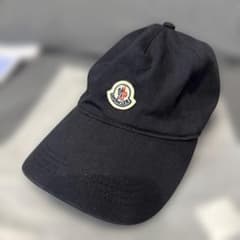 MONCLER モンクレール ベースボールキャップ ネイビー - メルカリ
