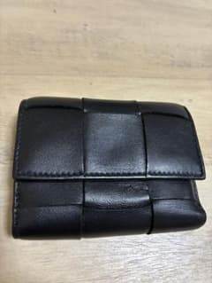 BOTTEGA VENETA 三つ折り財布 イントレチャート ブラックのサムネイル