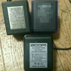 ★変更、値下げしました★ZOOM☆エフェクター用ACアダプター2個セット☆のサムネイル