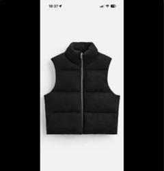 ZARA ザラ ダウンベスト ベスト ブラック Sサイズ 2024 モデル