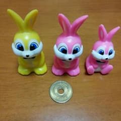 レトロウサギソフビの指人形のサムネイル