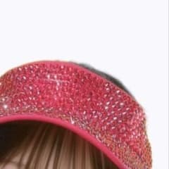 体育祭 サンバイザー赤 スパンコールのサムネイル