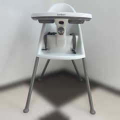 【グレー脚】BabyBjorn ベビービョルン ホワイト 廃盤　ハイチェアのサムネイル