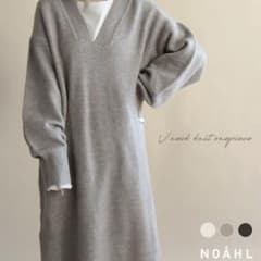 新品　NOAHLニットロングワンピースのサムネイル