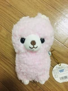 【タグ付き】ふわふわピンクのアルパカ♡ぬいぐるみのサムネイル