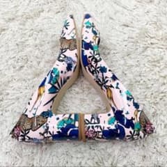 Zara ザラフローラルパンプスのサムネイル