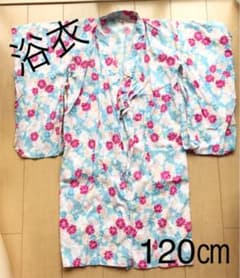 浴衣 女の子　120㎝　帯付きのサムネイル