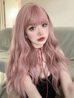 ピンクウィッグ 前髪あり SHEIN 13462011のサムネイル