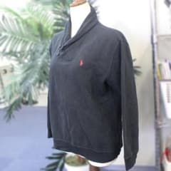POLO RALPH LAUREN ショールカラー スウェット ブラックのサムネイル
