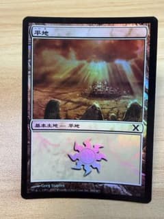 【Foil】《平地/Plains》基本土地のサムネイル