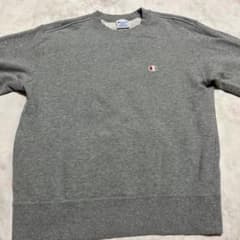 Champion クルーネック スウェット グレー Sのサムネイル