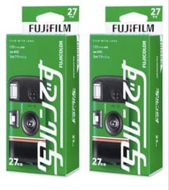 FUJIFILM 写ルンです シンプルエース 27枚撮り 2個セット - メルカリ
