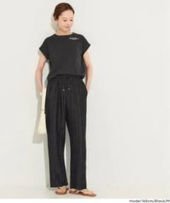 coca スリムウェーブパンツ　ブラックMサイズのサムネイル